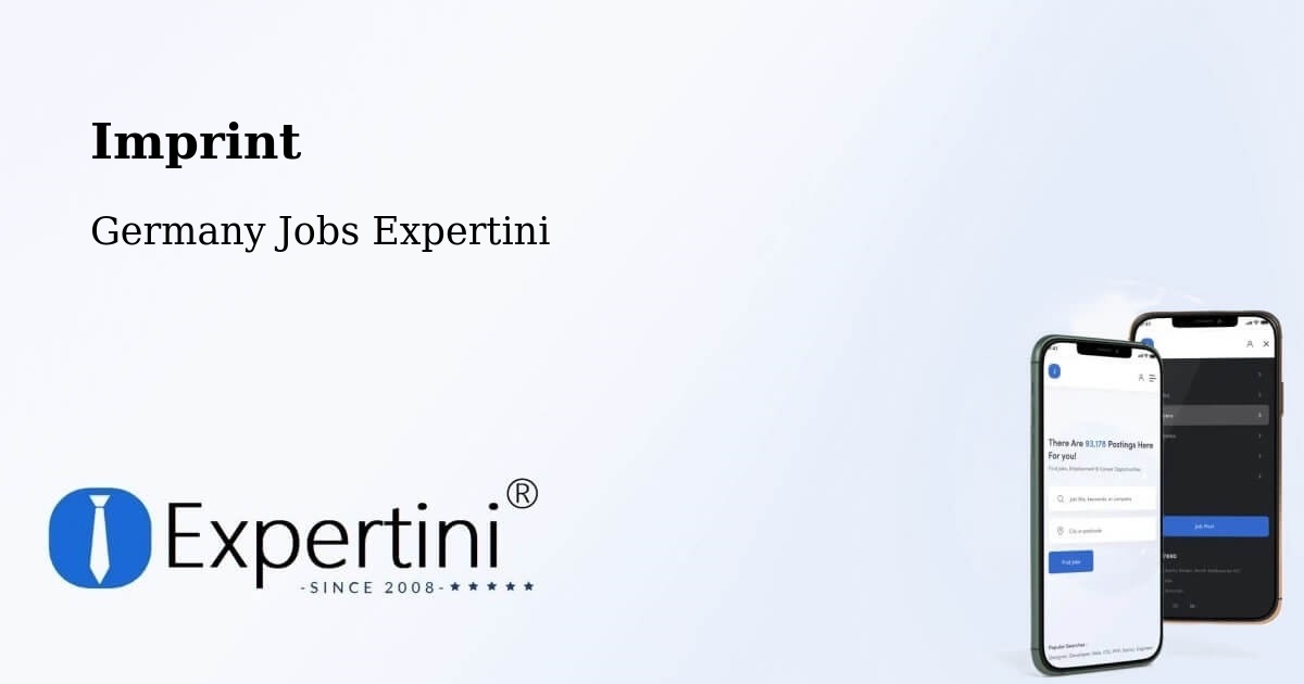 Imprint – Schafstädt - Germany Jobs Expertini